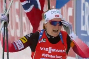 Марте вырвала победу для Норвегии в женской эстафете