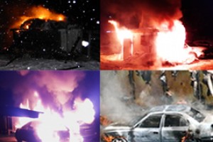 Три машины горели в Чебоксарах и Ядрине