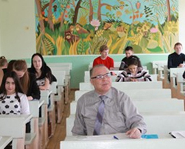 Gennadij Tafaev so studentami