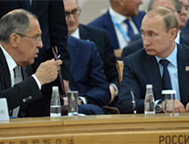 Putin i lavrov v Ufe