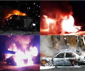kak plameneli avtomobili v Chuvashii