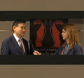 prezident FIDE Kirsan Ilyumzhinov govorit o pobede Sergeya Karyakina