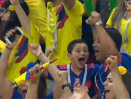 kolumbijcy likuyut ot pobedy sbornoj Kolumbii nad sbornoj Polshi1