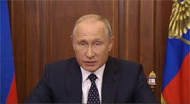 teleobrashchenie Vladimira Putina 29 avgusta 2018 goda