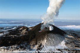 ozhili vulkany na Kamchatke