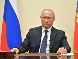 Vladimir Putin obrashchenie k grazhdanam RF 2 aprelya 2020 goda