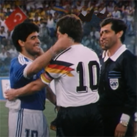 Diego Maradona na chempionate mira 1990 goda2