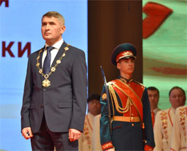 Oleg Nikolaev na inauguracii1