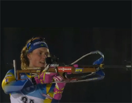 Anna Eberg otlichno strelyala v sprinte v Kontiolahti2